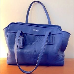 Coach Bright Blue Mini Tote